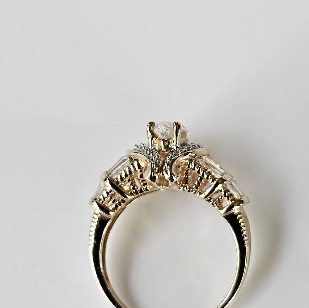 Authentic Victoria Wieck Diamond Simulant Ring 18K Vermeil! Size 8! - Picture 7 of 14